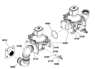 Fuel Solenoid Group Diagram and Parts List for 080084-00  Briggs and Stratton Generator